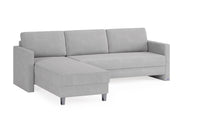Schlafsofa von Bruno – 160 cm, in Hellgrau