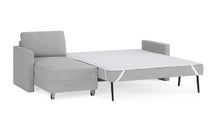 Schlafsofa von Bruno – 160 cm, in Hellgrau