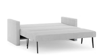 Schlafsofa von Bruno – 160 cm, in Hellgrau