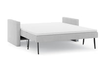 Schlafsofa von Bruno – 160 cm, in Hellgrau
